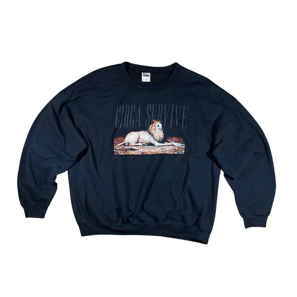Y2K Circa Survive Descensus Crewneck Tour Sweater - XL